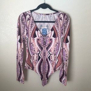NWT Free People We The Free Body Bodysuit (Large)
